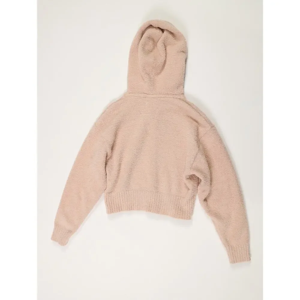 UGG Sherpa Fluff Hoodie & Wide Leg Lounge Set Pink Cozy Luxe Matching Set S